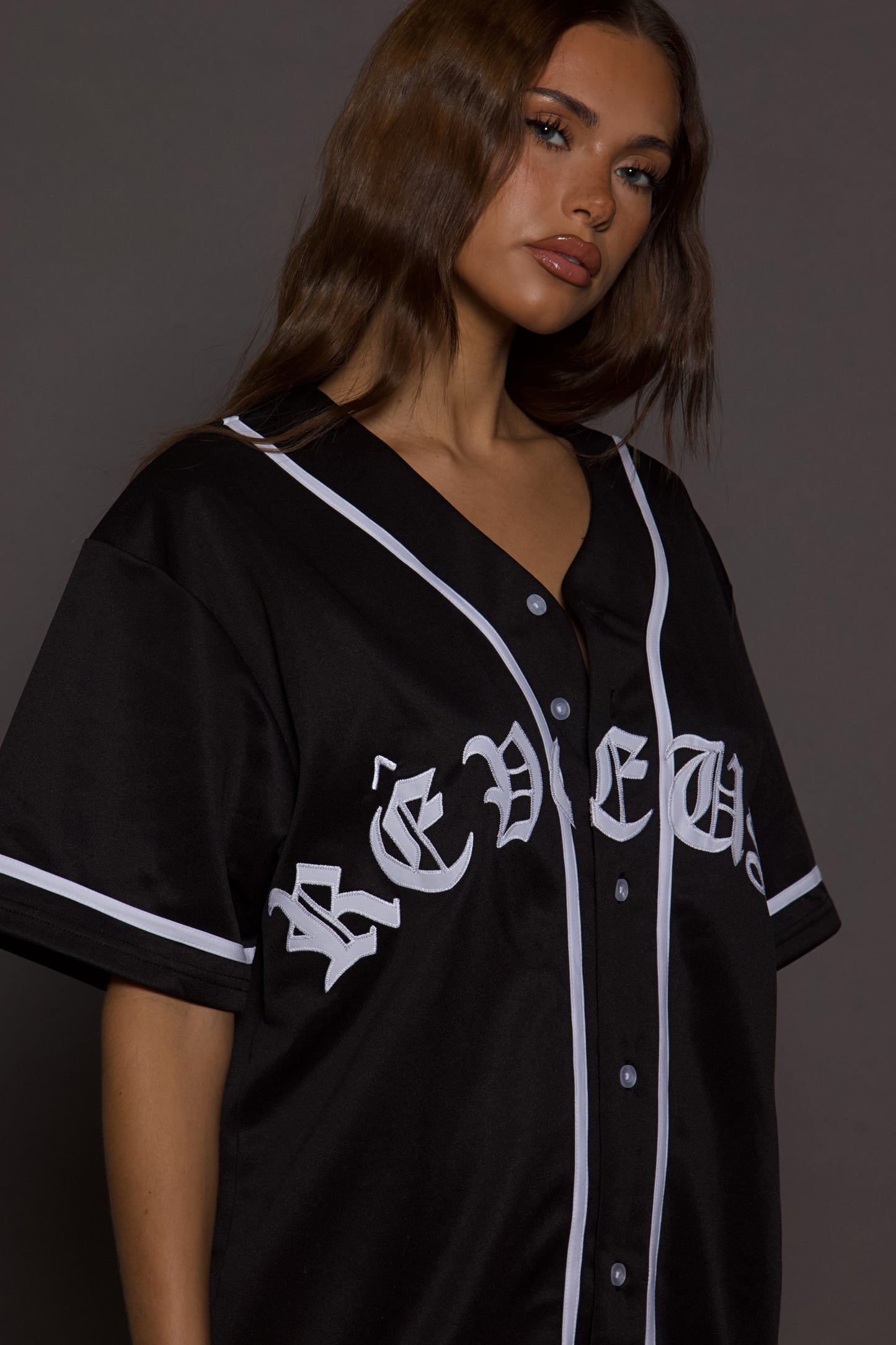 Oversized Baseball T-Shirt Dress